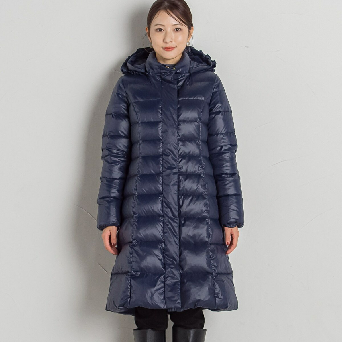 楽天市場】フリルフーディタフタダウンコート／クイーンズコート