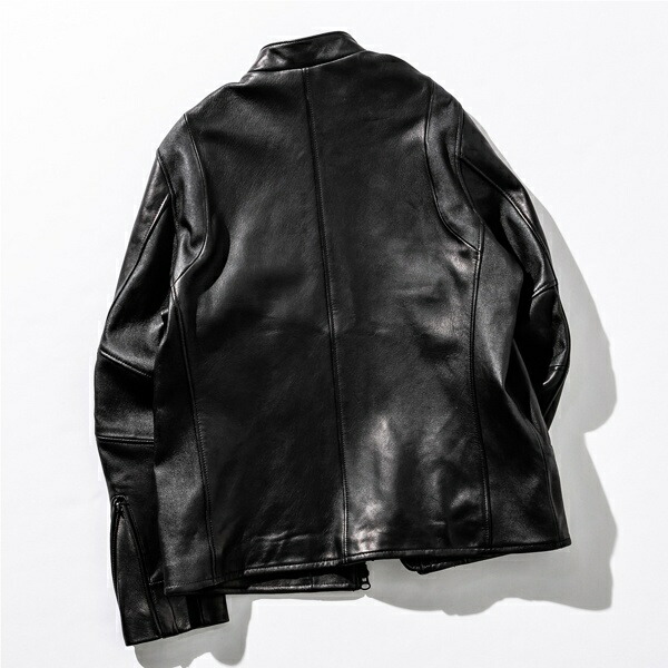 楽天市場】1PIU1UGUALE3 RELAX ストレッチレザーシングルライダース