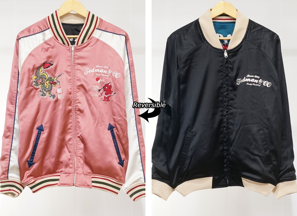 楽天市場】テッドマン ドラゴンテッド 刺繍 リバーシブルスカジャン