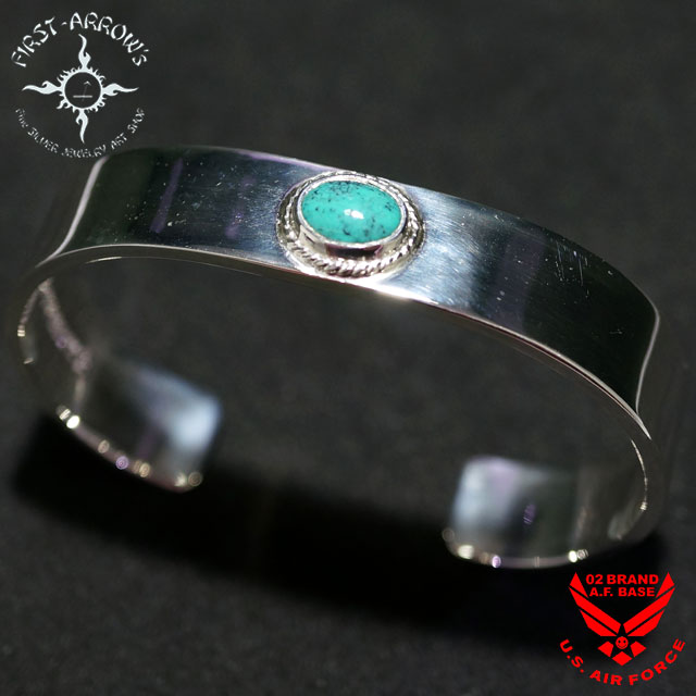 楽天市場】ポイント2倍!!ファーストアローズ ターコイズ付き 平打ち