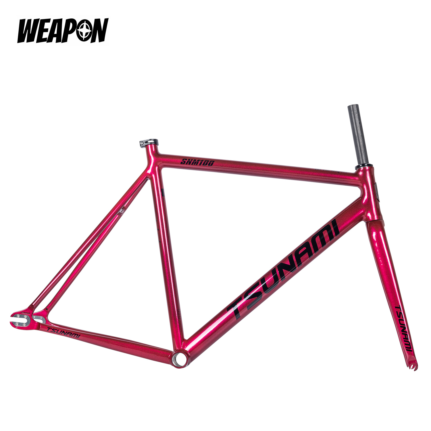 Track Frameset - TSUNAMI SNM100 - Decent Alloy Fixed Gear Frameset