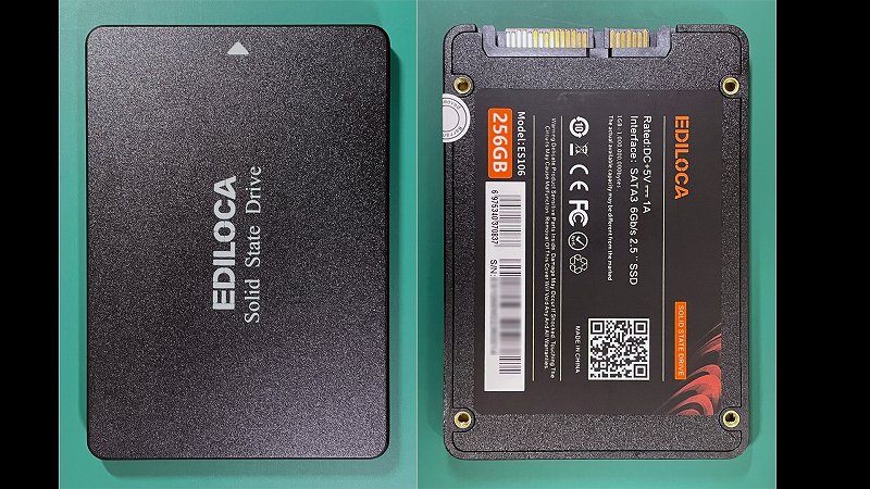 EDILOCA ES106 2.5インチSATA SSDを買った！ | ちょうべいのThinkPad