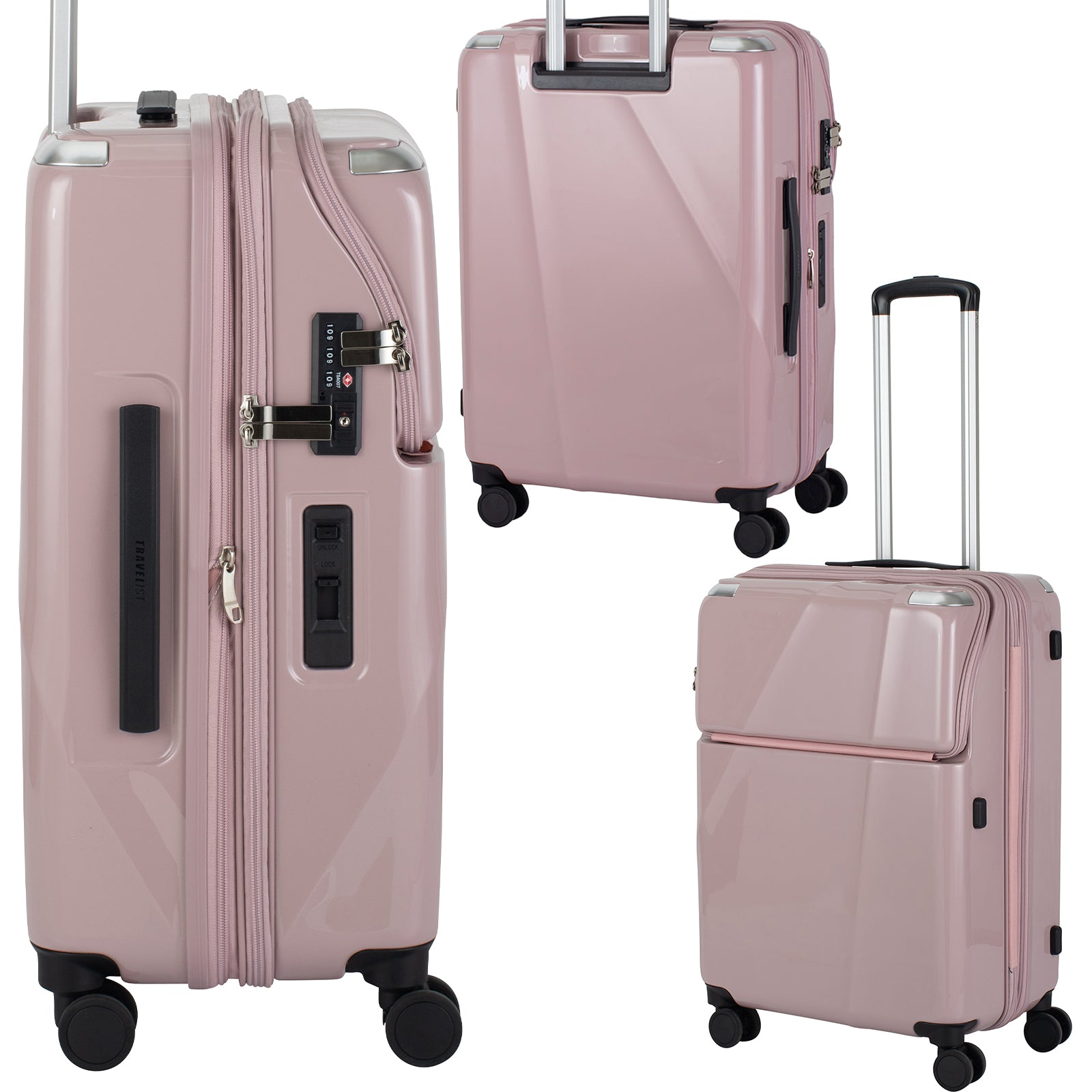 シエラ【M】 60L（拡張時71L） 5～7泊 ストッパー付き スーツケース