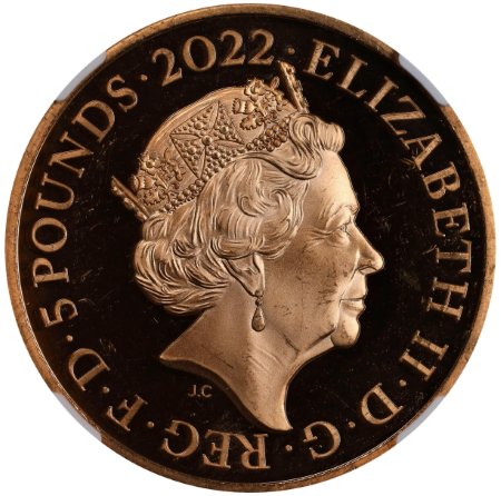 トライアル・ピクス】NGC鑑定 グレートブリテン 2022年 名誉の泉