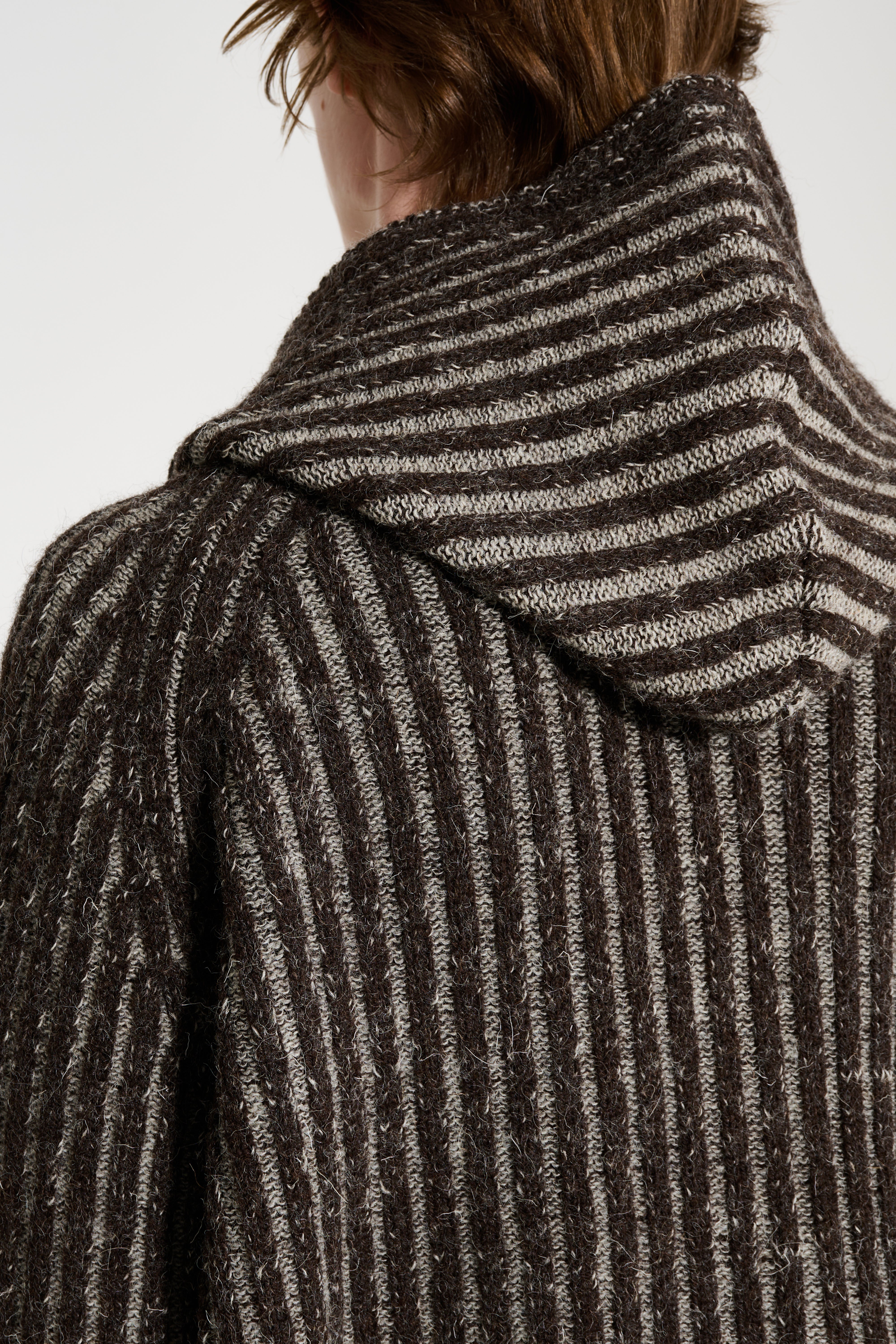 Our Legacy Level Hood Vanise Brown Stripe Isels Wool – Très Bien