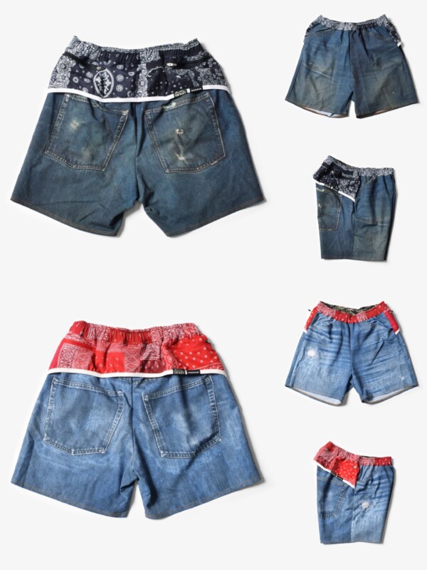 MOUNTAIN MARTIAL ARTS / MMA×ranor Bandana Denim Run Pants