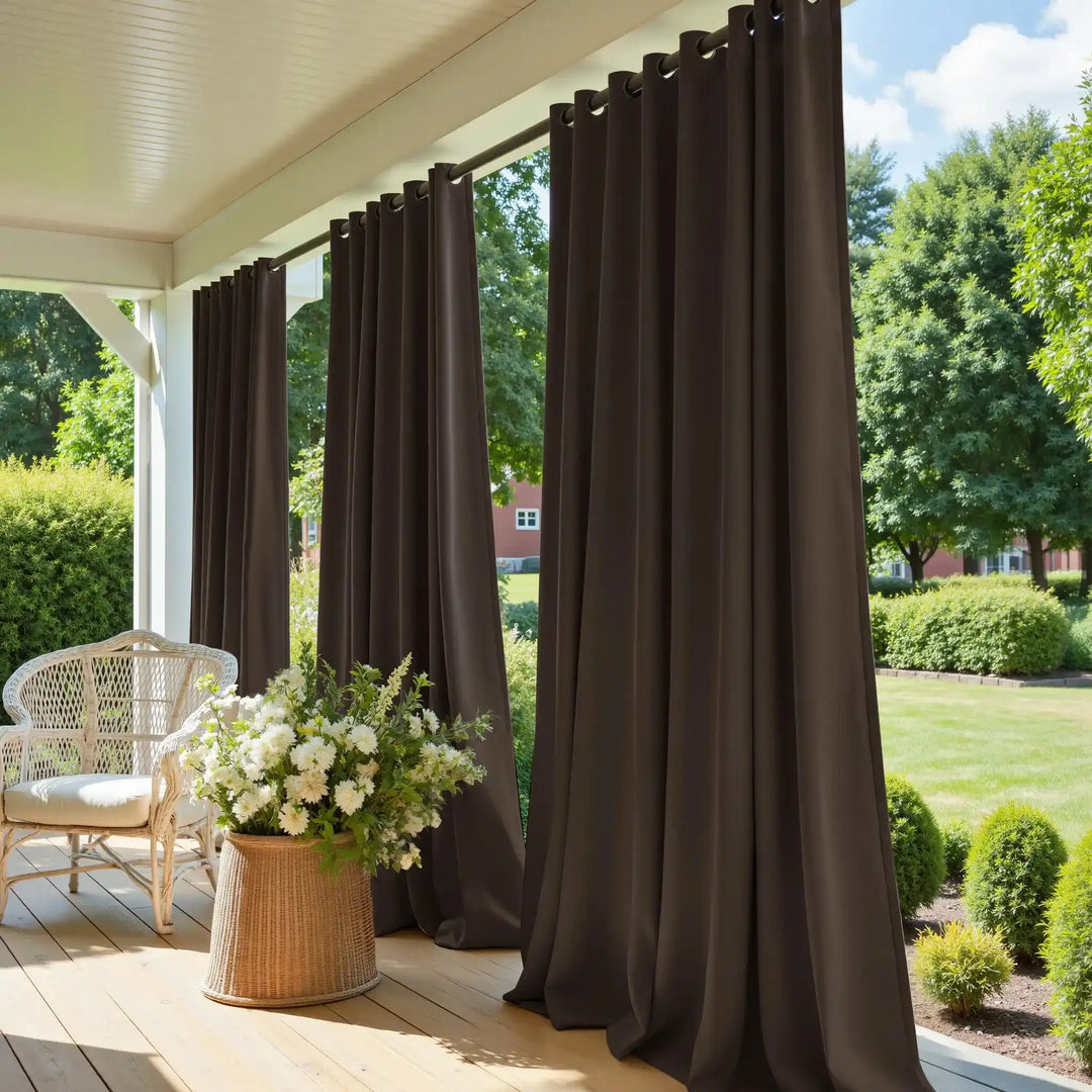 Heck Solid Acrylic Outdoor Curtains | TWOPAGES Curtains