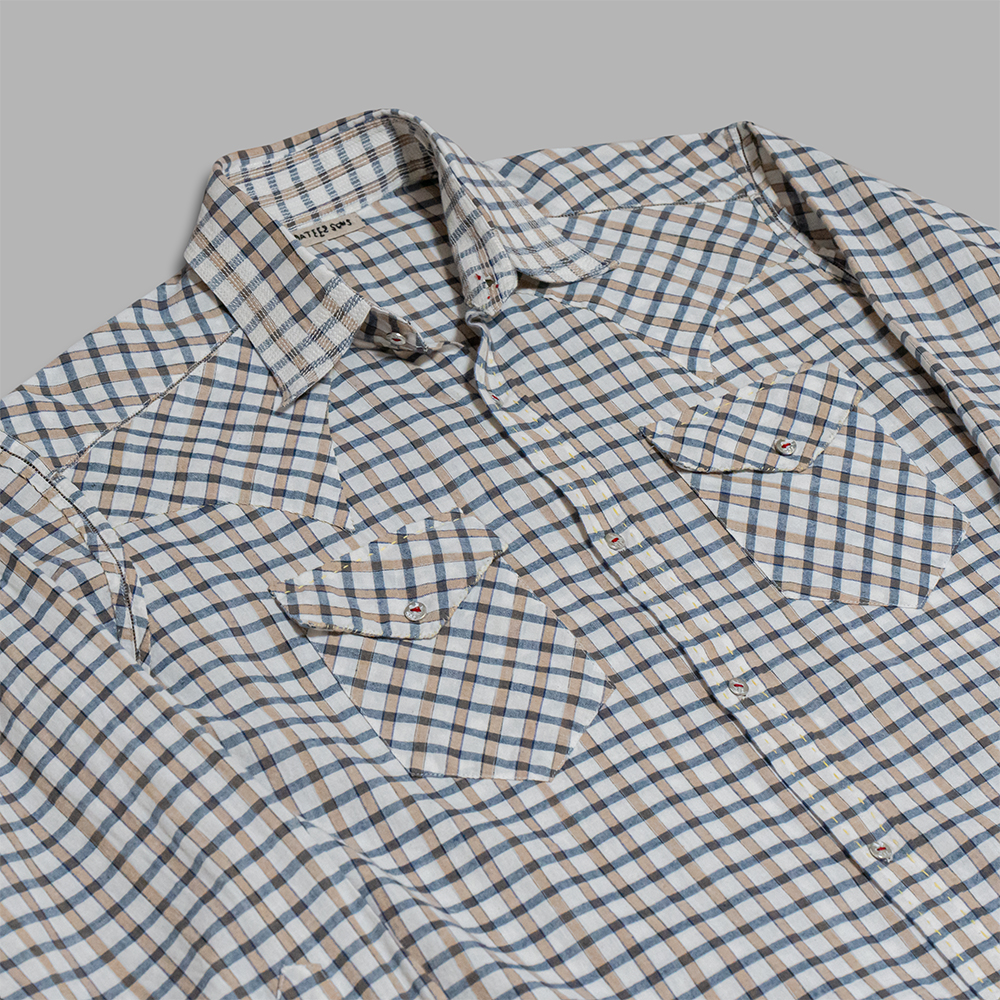 MAATEE&SONS / GUPTA Western (White Plaid) | twelve