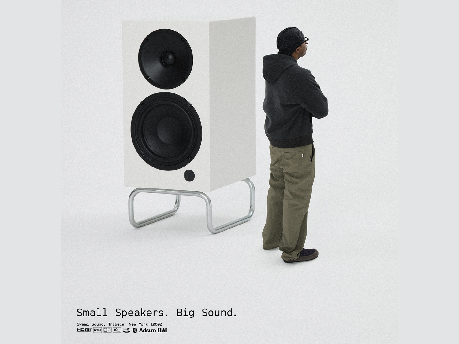 Introducing the Adsum + ELAC Powered Speakers: the Debut ConneX