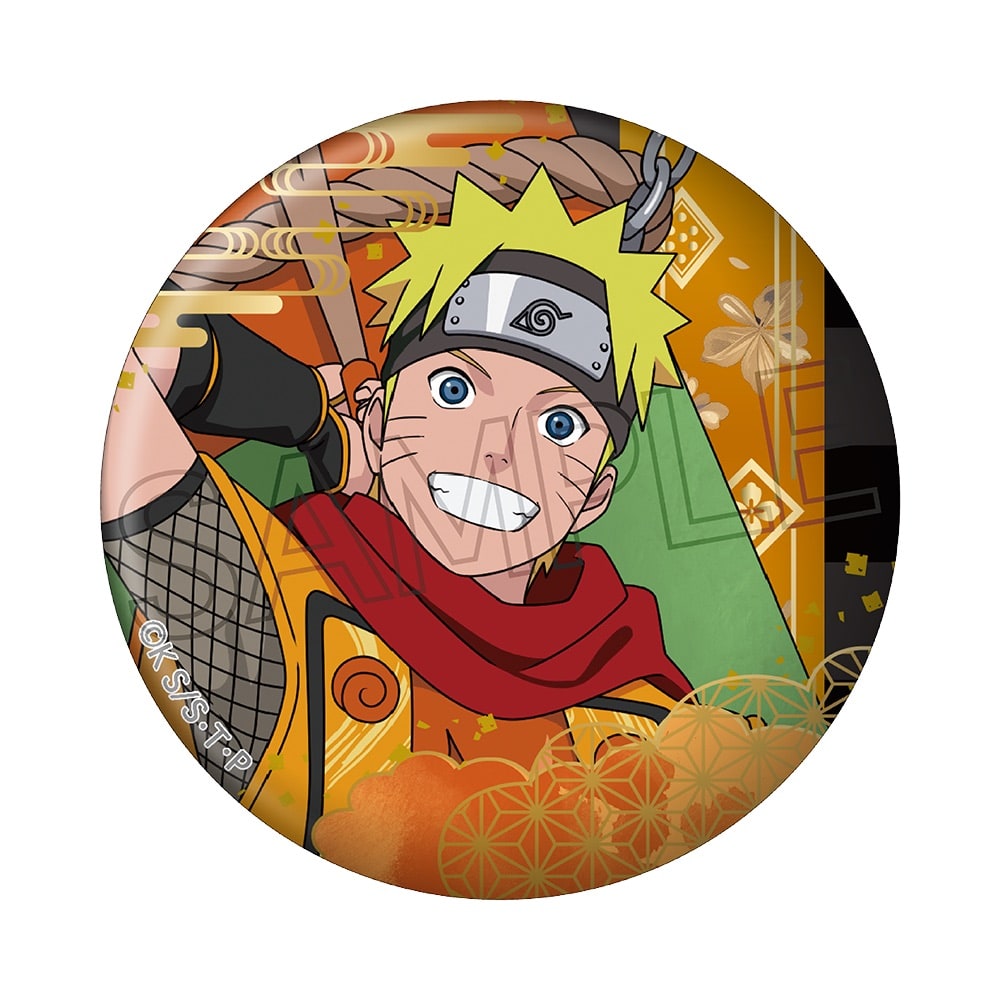NARUTO -ナルト- 疾風伝 箔押し缶バッジ 忍武者 - 株式会社ツインクル
