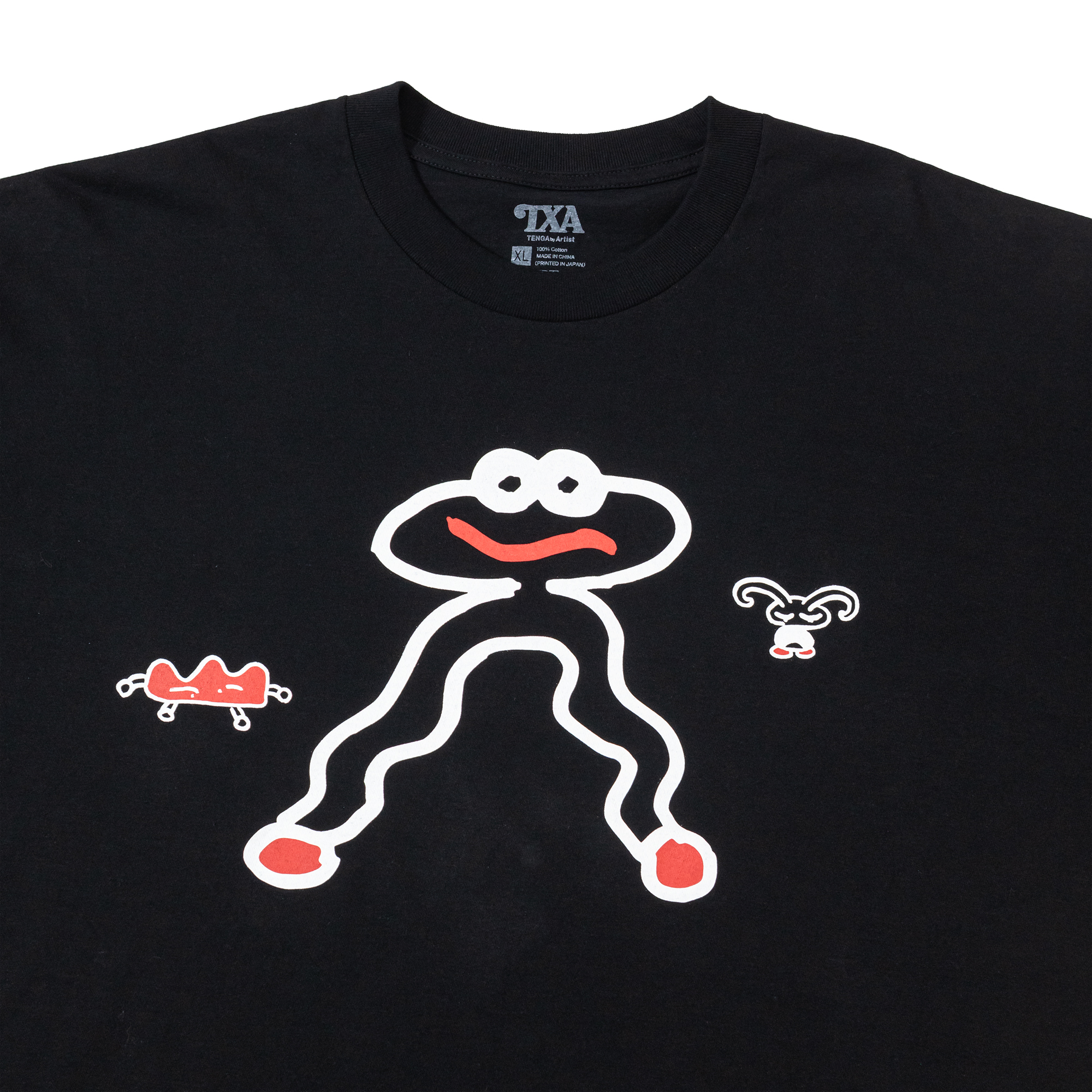 最後の手段 S/S T-shirt Black / TXA-TENGA by Artist-