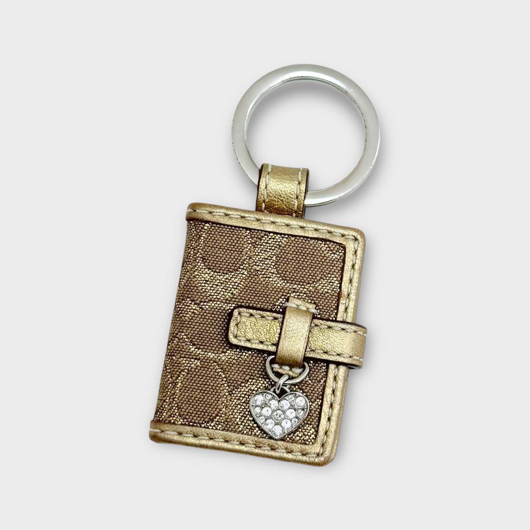 小物 Coach Signature Picture Frame Charm Coach Signature Picture
