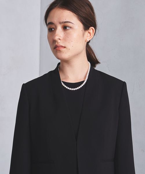 UNITED ARROWS＞フォーマル ノーカラー ジャケット P
