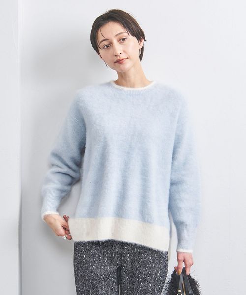 フォックス カシミヤ クルーネック ニット