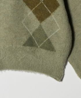 JANE SMITH＞アーガイル Vネック ニット