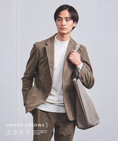 テック コーデュロイ シングル 2ボタン テーラードジャケット UA COZY