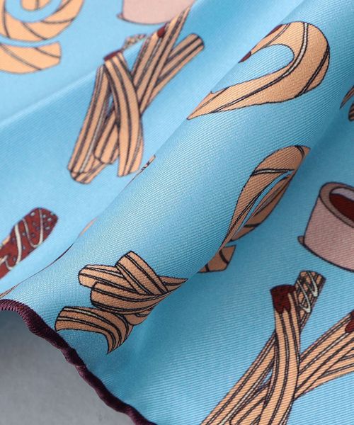 Dieffe Kinloch＞シルク トライアングル スカーフ