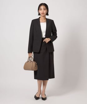 カチリラ ノーラペル ジャケット ―ウォッシャブル・ストレッチ―