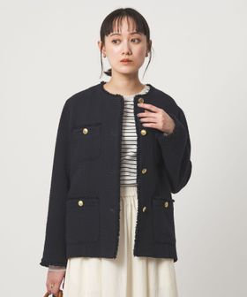 ユナイテッドアローズ グリーンレーベル リラクシングのノーカラー