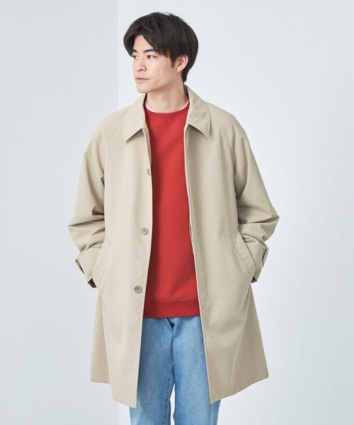 ナイロンオックス ステンカラーコート ‐撥水‐