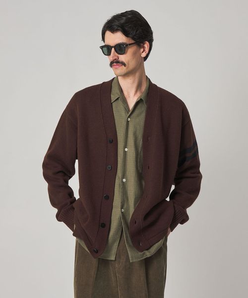 SKOOKUM × Steven Alan＞ LETTERED CARDIGAN/カーディガン