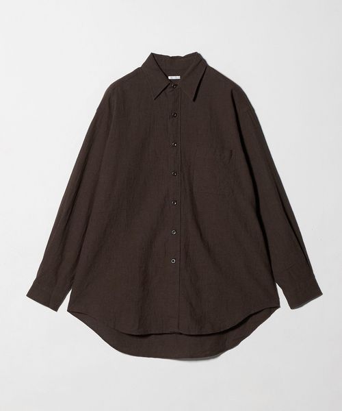 SOWBOW＞ Li/C HOUNDS TOOTH SHT/シャツ