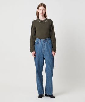 Steven Alan＞コットン デニム ストレート パンツ