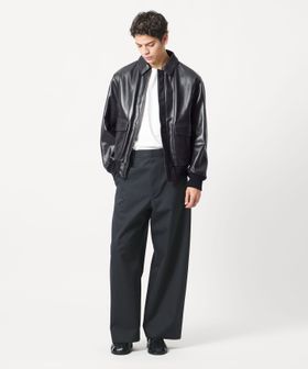 LOEFF＞ラムレザー フライトジャケット UNISEX