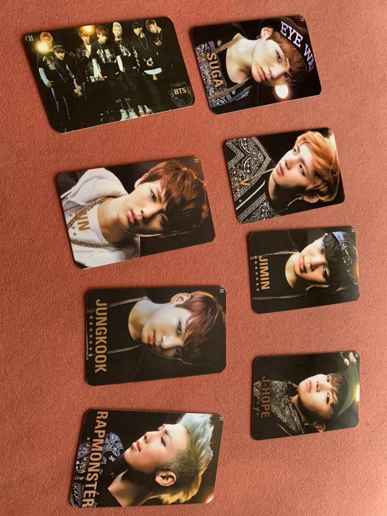 Buy 8pcs/set K-POP BTS Japanese Album NO MORE DREAM LOMO Card V,JK