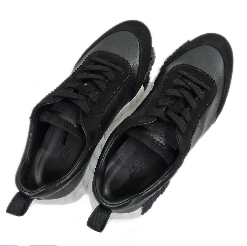 名東】【HERMES】エルメス バウンシング スニーカー サイズ41.5 レザー