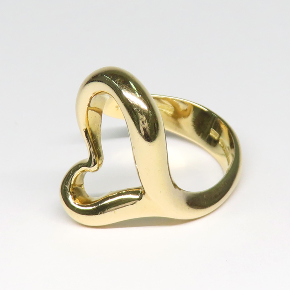 名古屋】【TIFFANY】ティファニー リング オープンハート ペレッティ