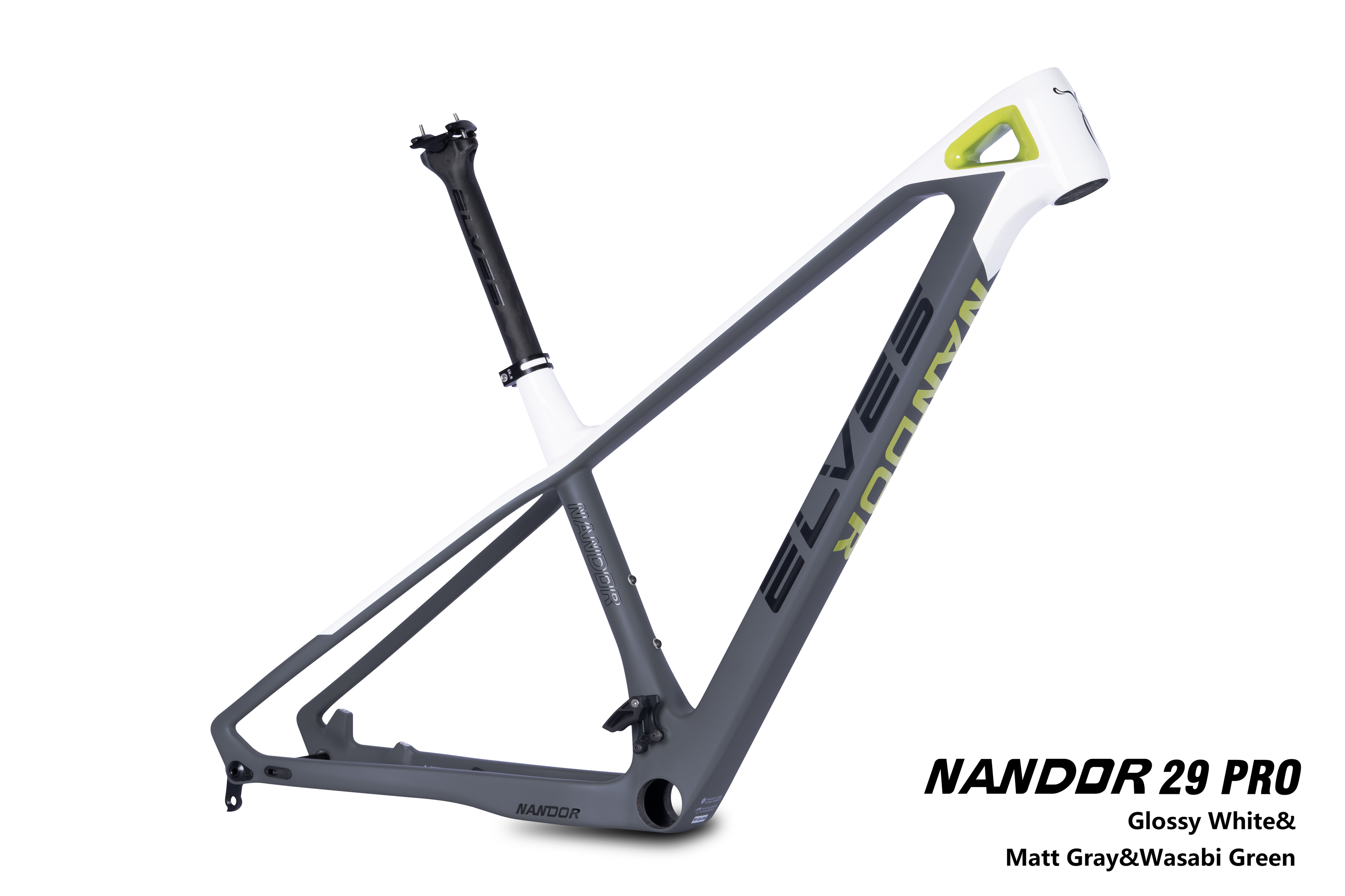 エルヴス ナンドール プロ 29er XC MTBハードテールカーボンフレーム