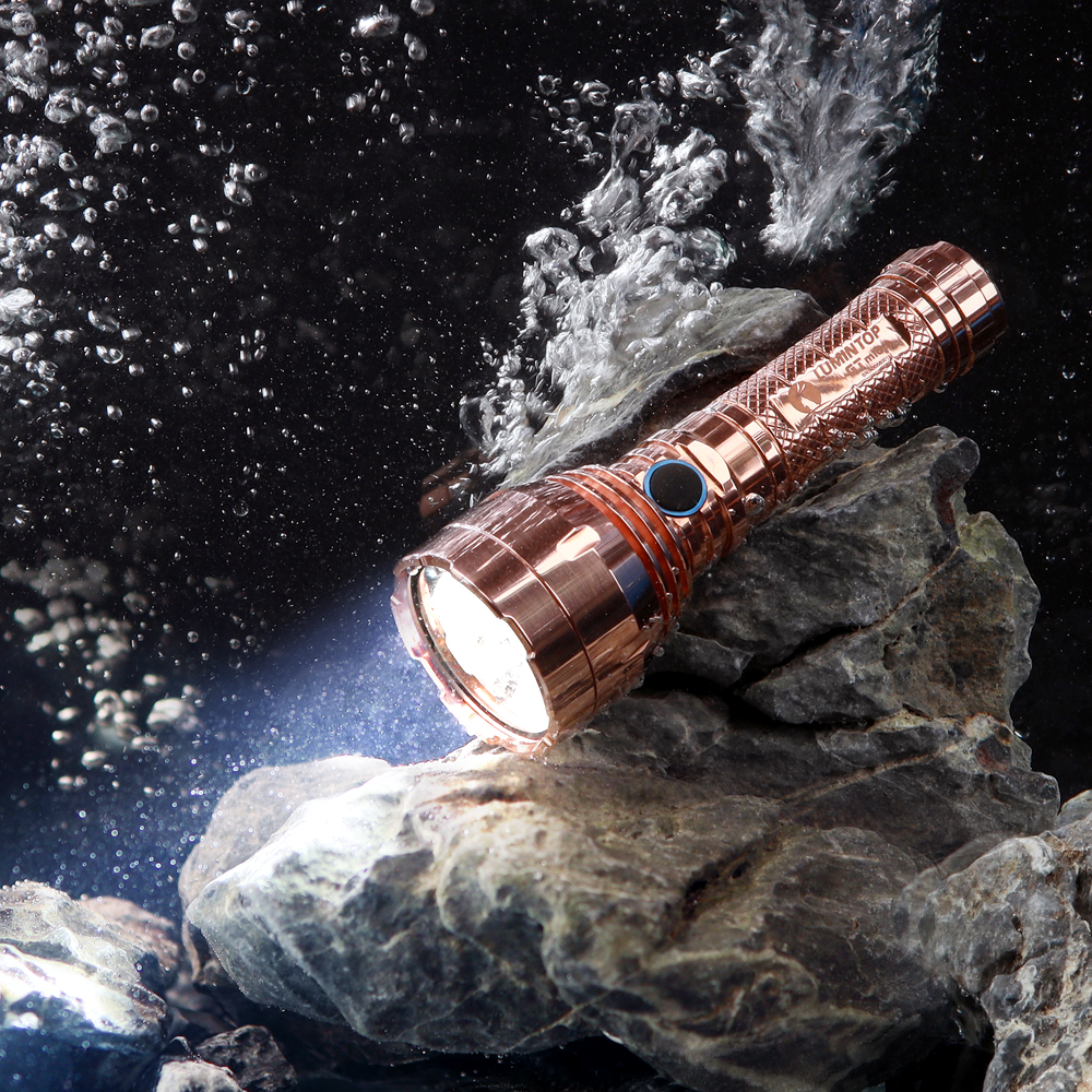 Lumintop GT Micro Copper EDC Flashlight OSRAM NM1 LED