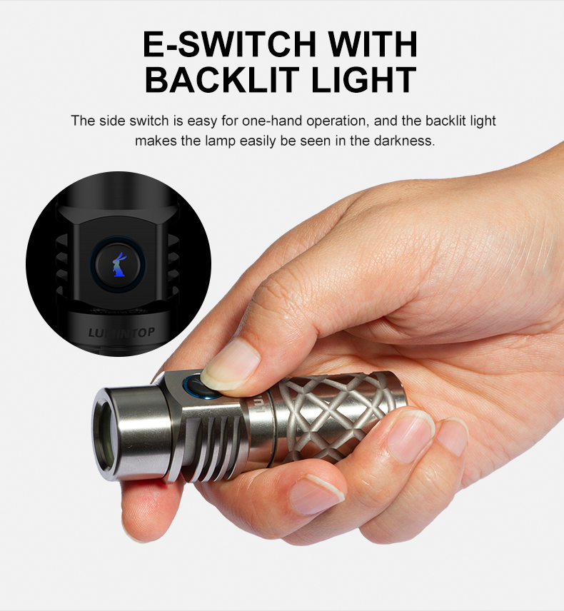 Lumintop Thor Mini Titanium 250 Lumens 18350 White Laser LEP