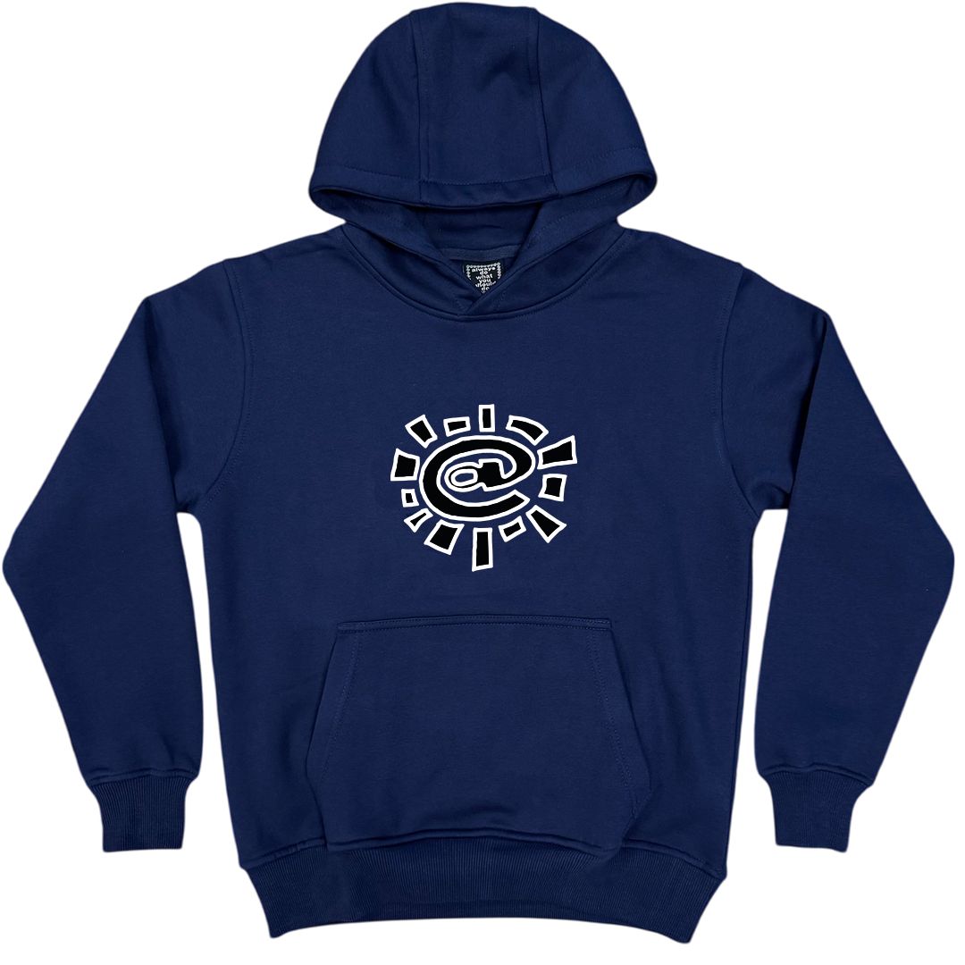 navy @sun hoodie – always do what you should do