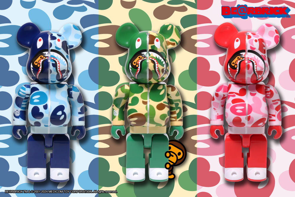 BABY MILO CAMO SHARK BE@RBRICK – uk.bape.com