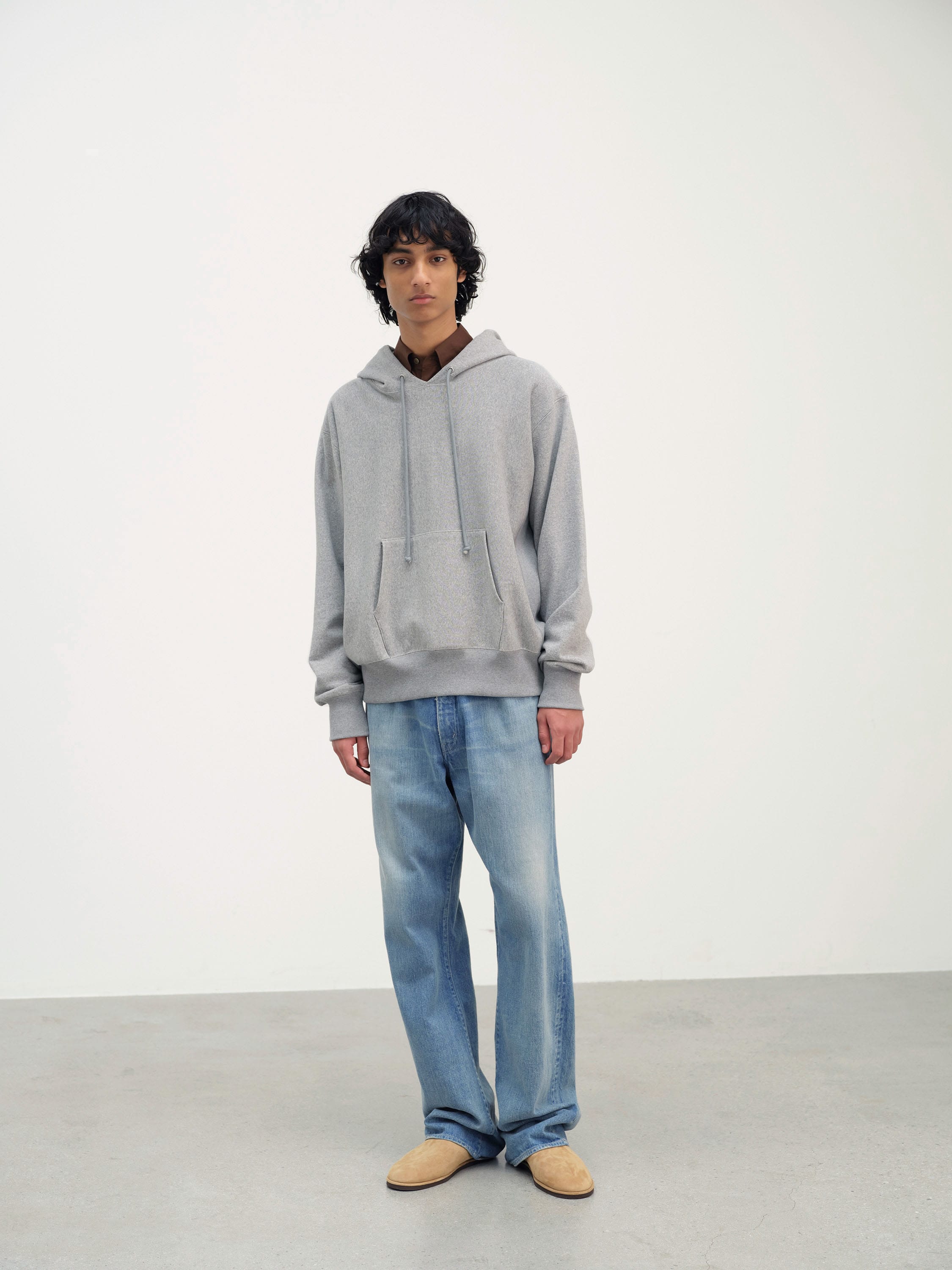 AURALEE SMOOTH SOFT BD SWEAT P/O PARKA – unexpected store