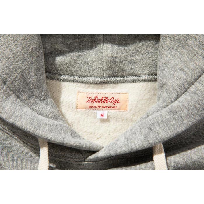 ザ リアルマッコイズ MC19124 10 oz. LOOPWHEEL PARKA グレー(020