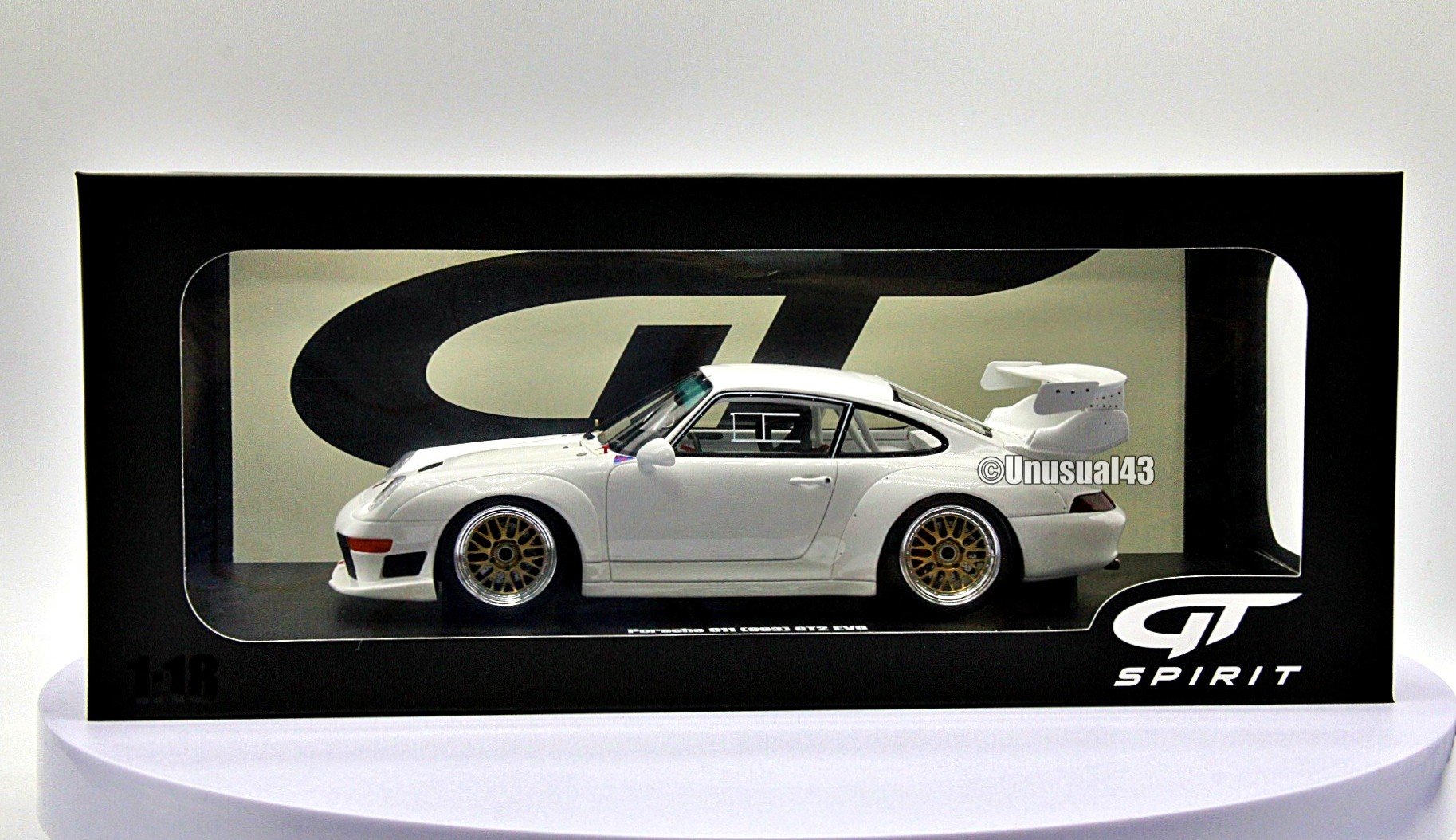1/18th Porsche 911 (993) GT2 EVO White 1995 – Unusual43