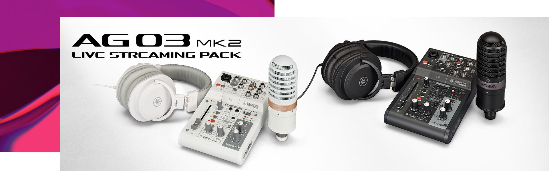 AG03MK2 LSPK USB Loopback Live Streaming Kit - Yamaha USA