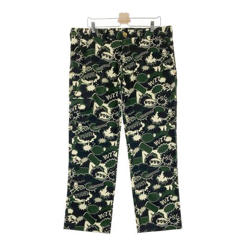 DANCE WITH DRAGON ダンスウィズドラゴン パンツ レオパード カーキ系