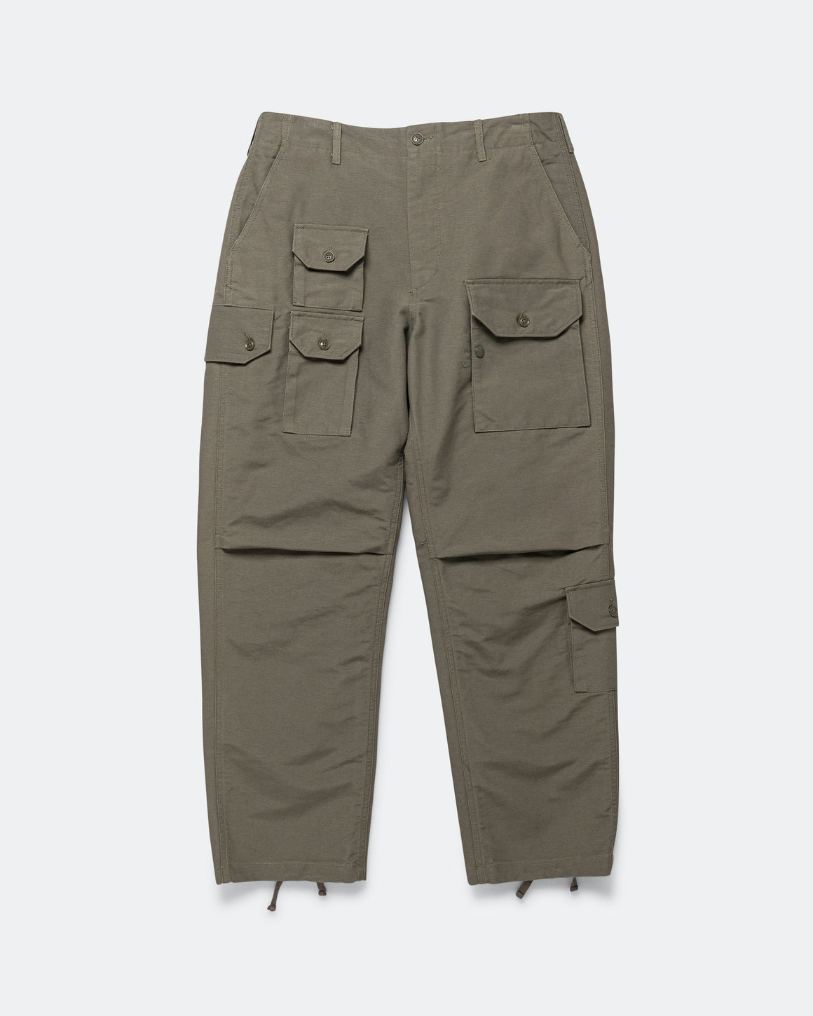 Engineered Garments - Flight Pant - Olive Cotton Double Cloth | UP