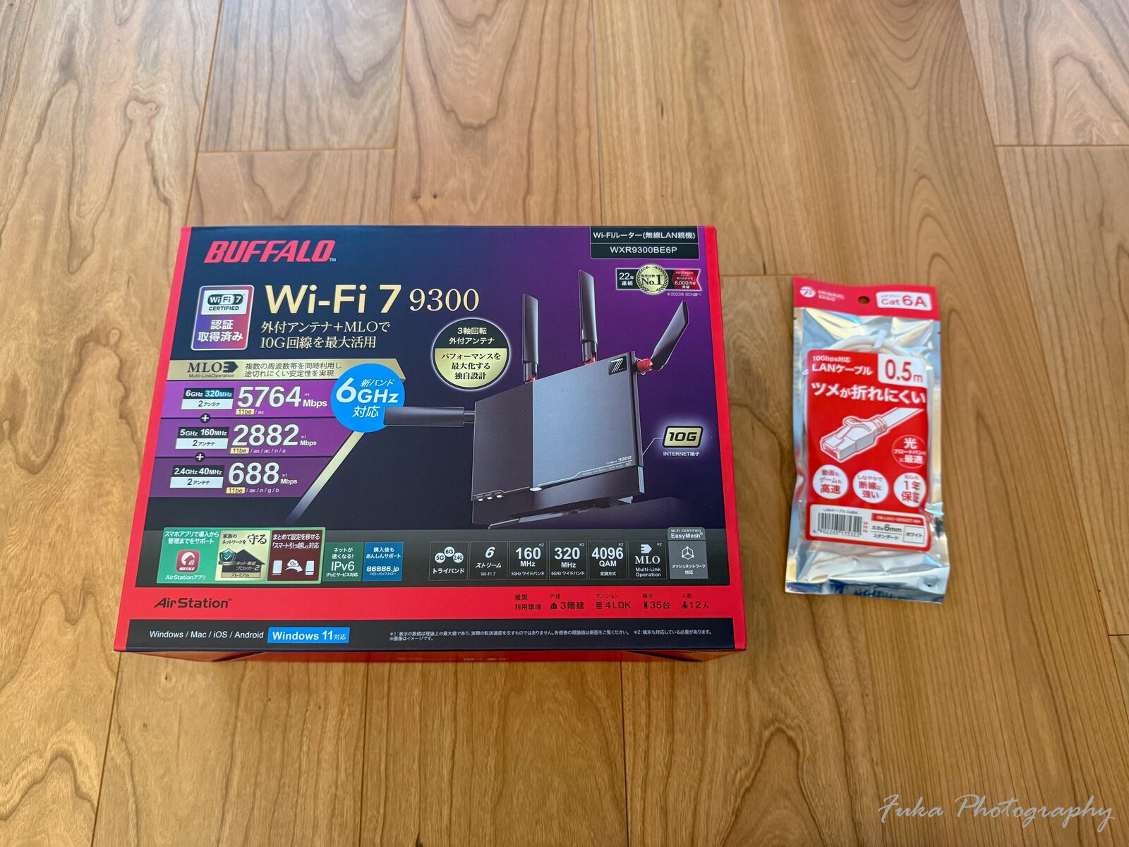 BUFFALO 「Wi-Fiルーター AirStation WXR9300BE6P」を購入してみました