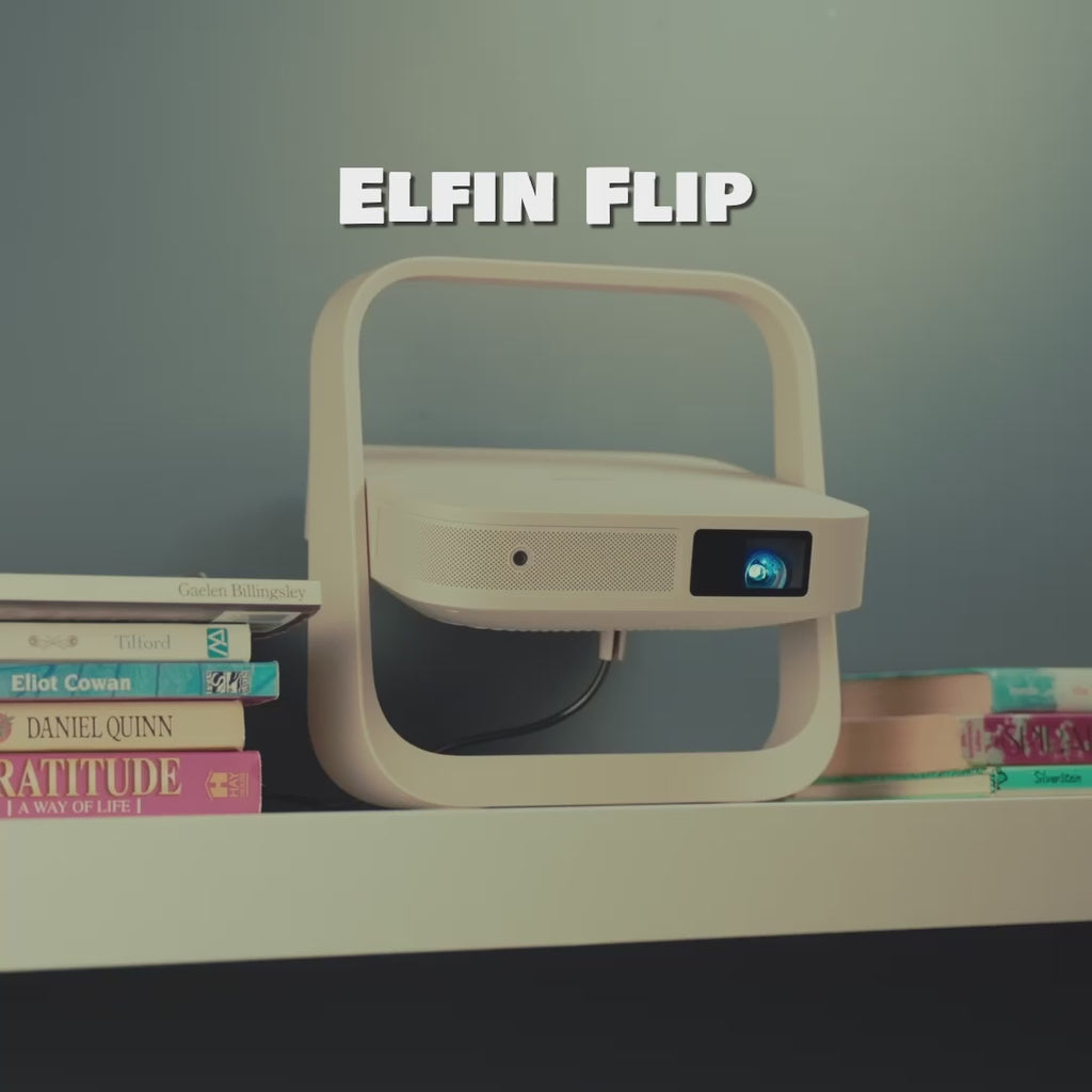 Elfin Flip Portable 1080p Smart Projector | Netflix