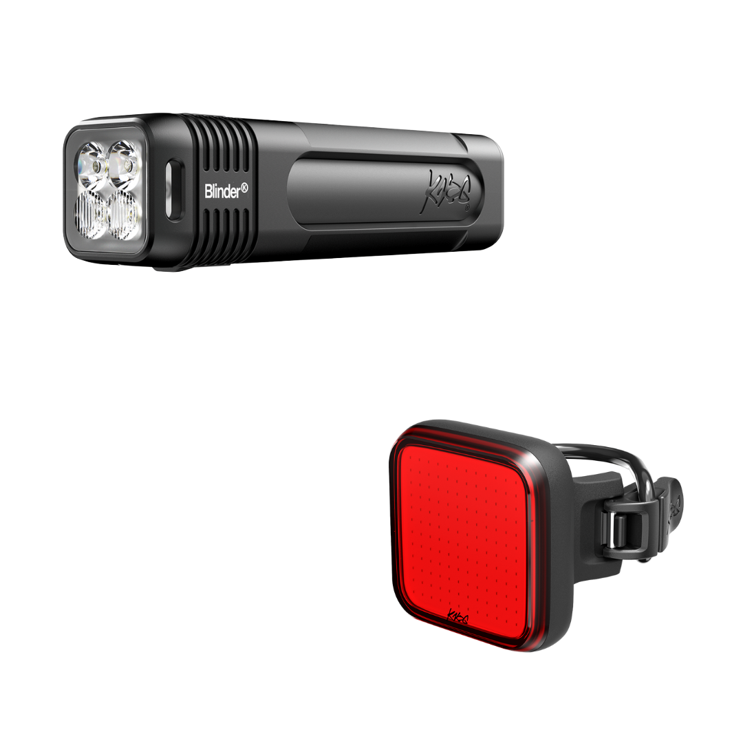 Blinder 900 & Blinder Square Rear Bike Light Set | Knog US