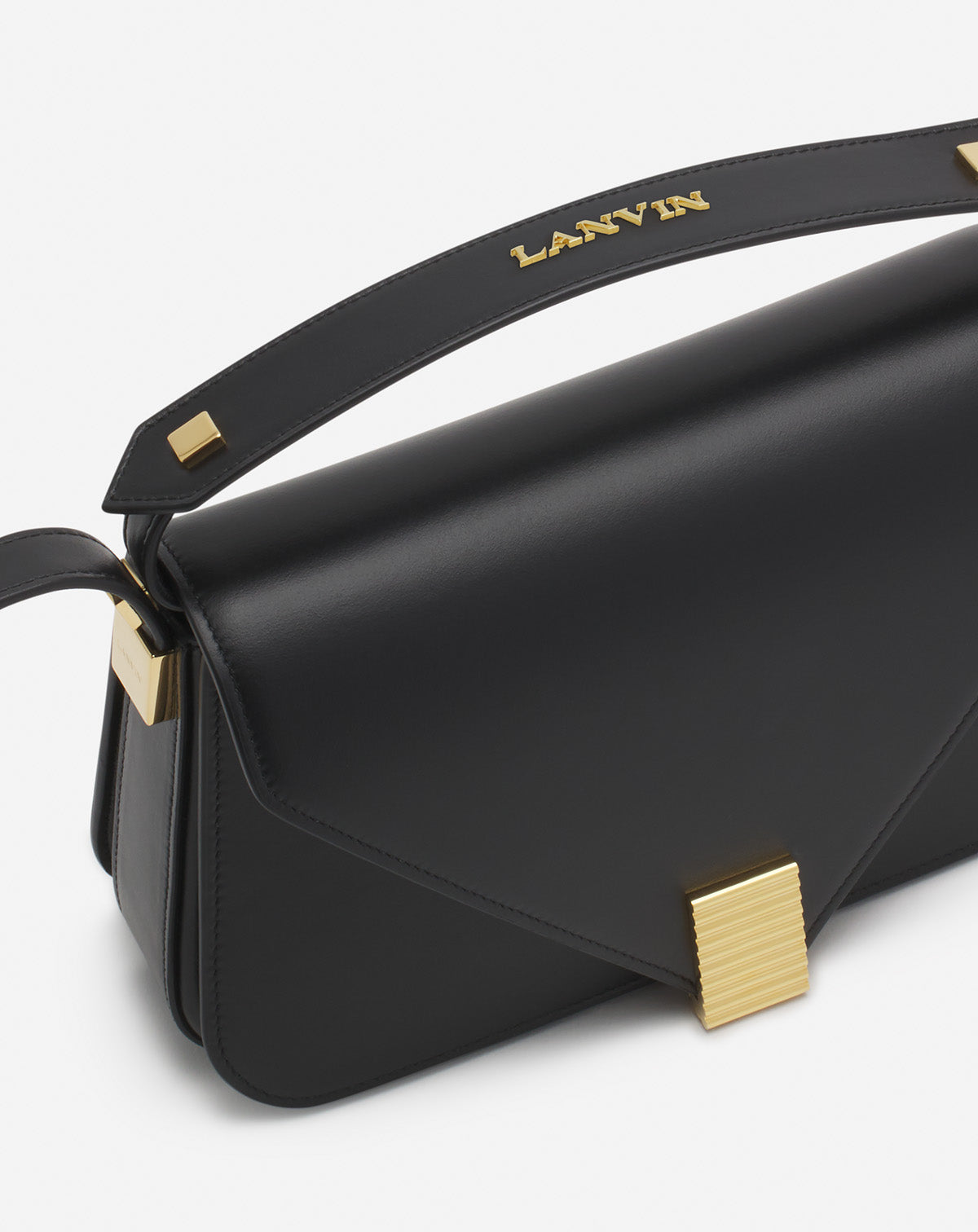Black Concerto Arpege Leather Bag | Lanvin