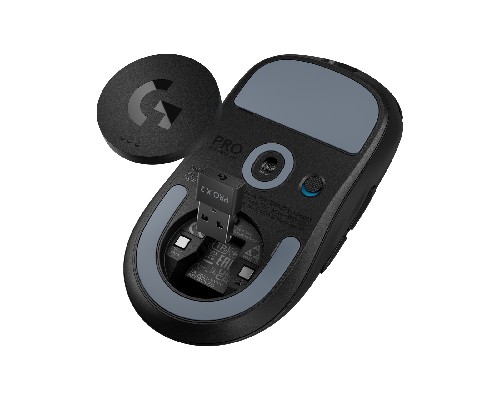 Logitech G PRO X SUPERLIGHT 2 4K Wireless Gaming Mouse - Black