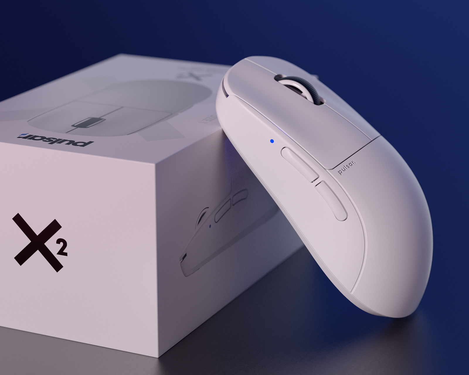 Pulsar X2 Wireless Gaming Mouse - White - us.MaxGaming.com