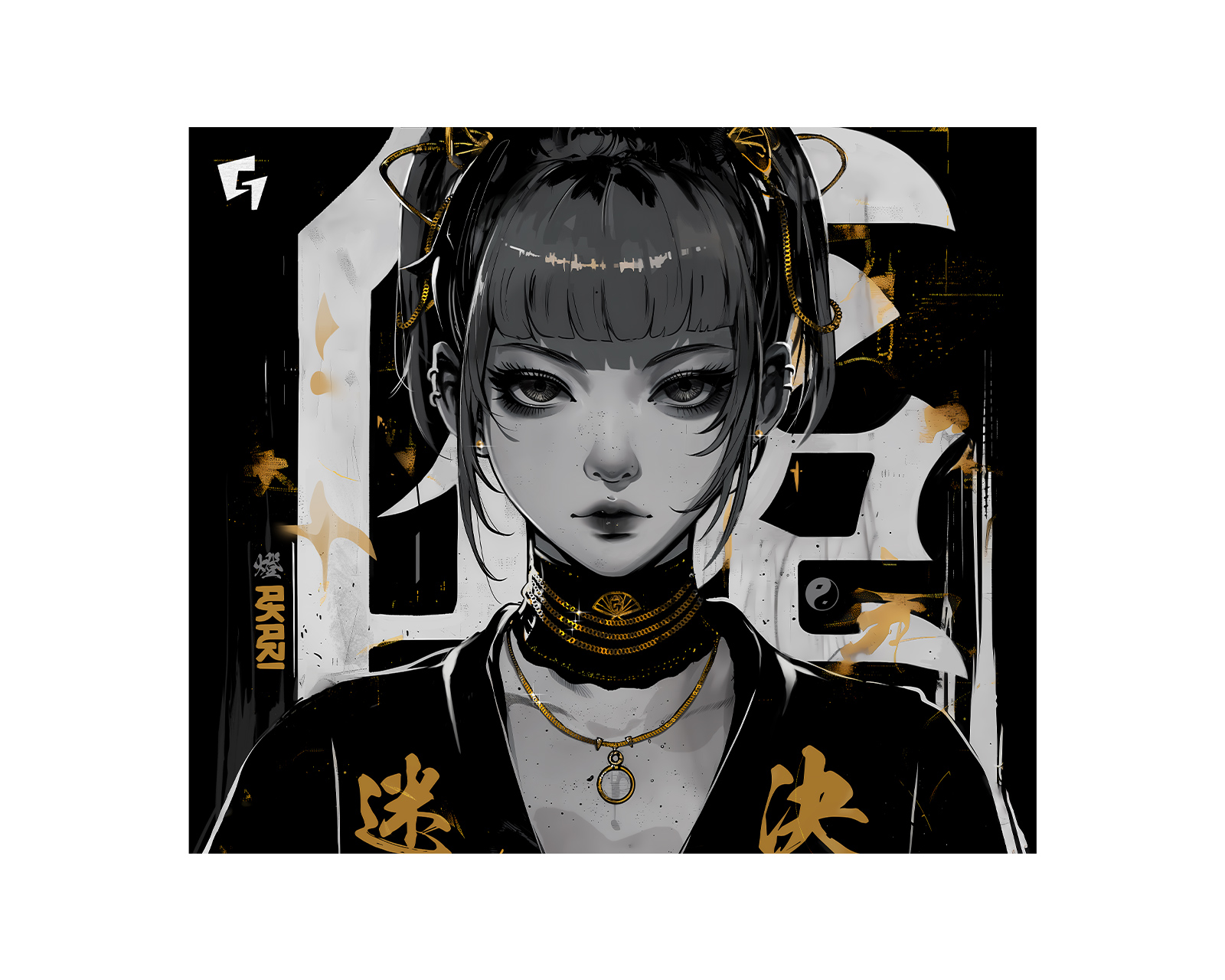 GLSSWRKS Akari, The Queen of Glass Mousepad - Limited Edition - us
