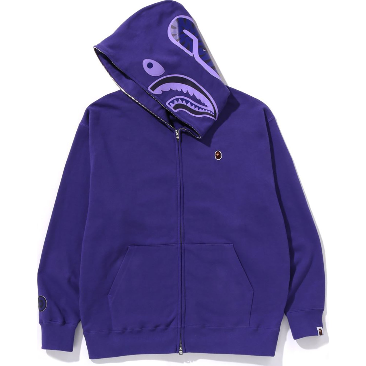 ONE POINT APE HEAD SHARK RELAXED FIT FULL ZIP HOODIE MENS – us